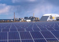 Строительство первой СЭС под Чернобыльской АЭС идет по графику и должно завершиться до конца года