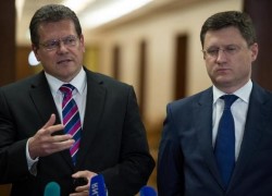 Новак и Шефчович в Давосе обсудили транзит газа по Украине, «Северный поток-2»