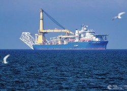 Судно «Академік Черський» приступає до укладання ділянки Північного потоку-2 у водах Німеччини