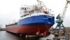 В Херсоне спустили на воду непотопляемый нефтеналивной танкер